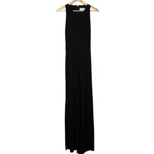 Alice + Olivia AIR Black Sleeveless Flare Black Jumpsuit